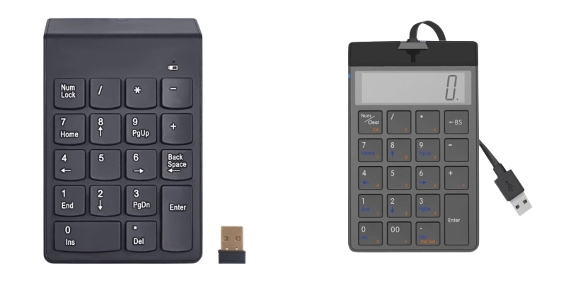 Numeric Keypad Keys 1